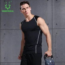 Vansydical, спортивный жилет, мужские топы для фитнеса, эластичность, для пробежки, быстросохнущая одежда, футболка без рукавов, костюм для фитнеса
