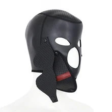 Щенок играть крутой капюшон маска БДСМ бондаж игрушки Мужской