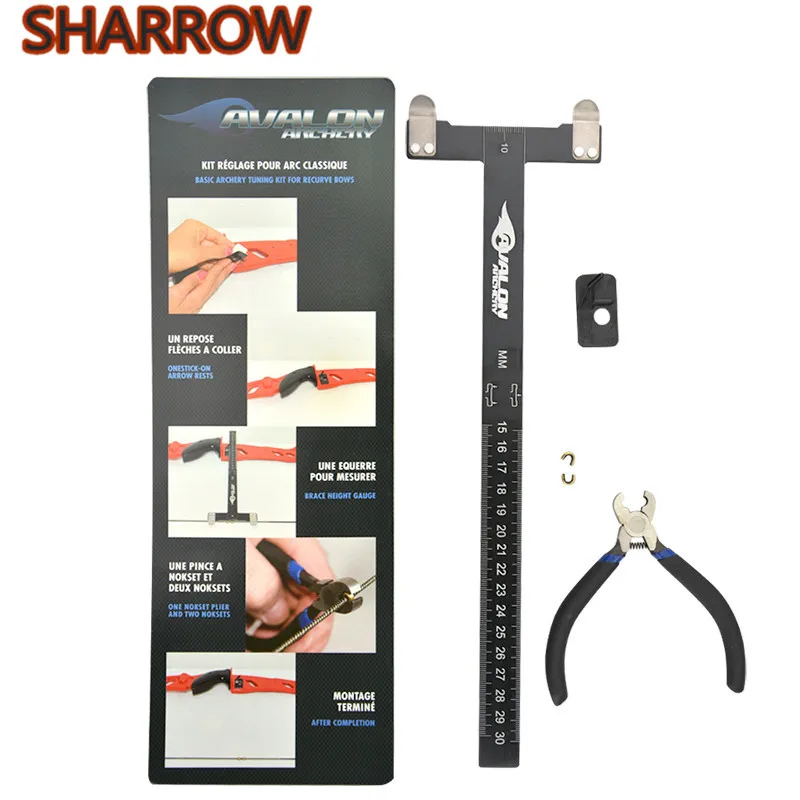 

Archery Recurve Bow T Square Ruler Copper Buckle Pliers Kit Plastic Arrow Rest Kits Bow And Arrow Hunting Shooting Accessories