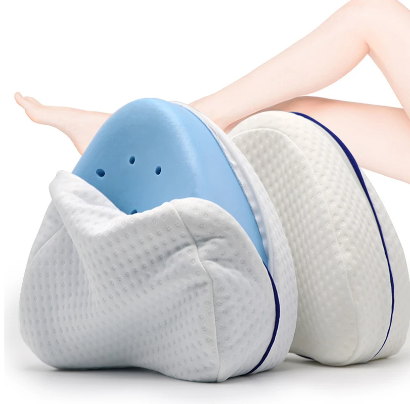 

Orthopedic Pillow for Sleeping Memory Foam Leg Positioner Pillows Knee Support Cushion Between The Legs For Hip Pain Sciatica