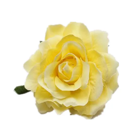 Light Yellow 1 шт., розовая брошь с искусственным цветком, свадебный набор заколок для волос, заколки для волос, головные уборы, вечерние праздничные волосы для девочек, аксессуары - Цвет: Light Yellow