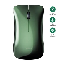 Rato sem fio bluetooth recarregável mouse computador silencioso mause ergonômico mini mouse usb verde óptico ratos para computador portátil(China)