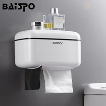 BAISPO портативный держатель туалетной бумаги для дома коробка для хранения гигиенической бумаги Диспенсер для ванной настенный держатель для туалетной бумаги