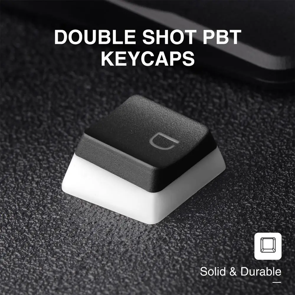 Havit Keycaps двойной выстрел с подсветкой PBT Pudding Keycap набор съемником совместим Cherry MX