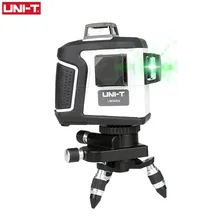 UNI-T LM560G 12 линий 3D Мощный зеленый лазерный уровень 360 горизонтальный вертикальный крест самонивелирующийся уровень измерительный прибор