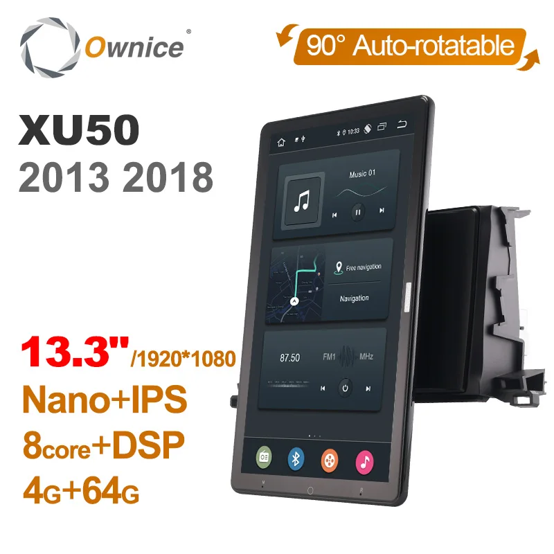 Android 10 0 Ownice автомобильный радиоприемник 1din для Toyota Highlander XU50 2013 2018 Автомобильный