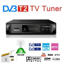 Dvb t2 tdt tv receptor prefixo para sintonizador de tv digital DVB-T2 receptor wi-fi conjunto caixa superior ac3 h.264 fta 1080p DVB-C decodificador youtube