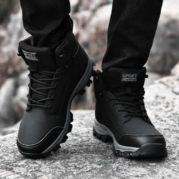 

home Winter coturno Mens casual dress hiking mens work leather top military boty desert boot vintage for summer genuine ankle