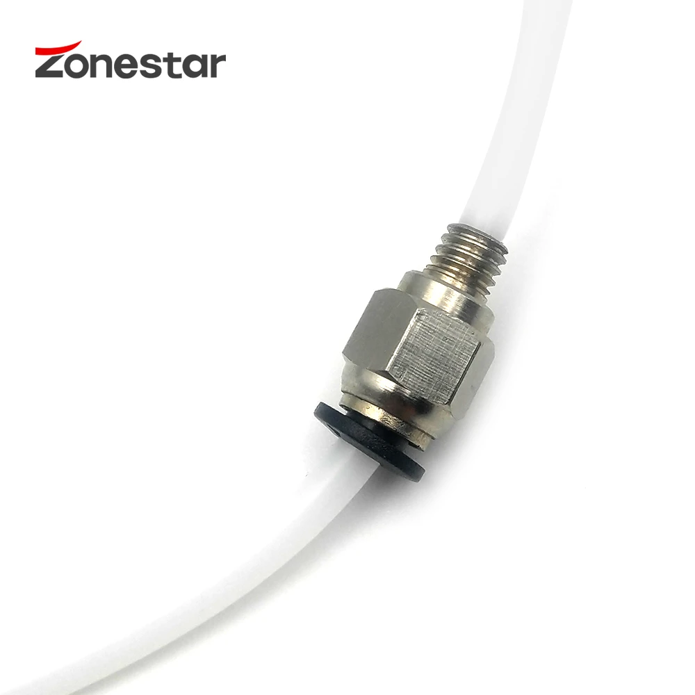 ZONESTAR 3D Принтера E3D V6 j глава PC4 01 Пневматический Разъемы 1.75 мм PTFE Трубки быстрой