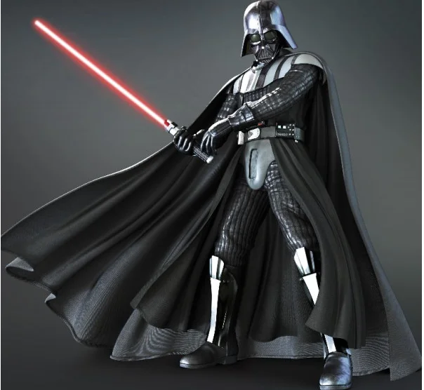 

Star Wars Black Warrior Darth Vader Lightsaber Model Displays Christmas Gifts Children's anime action & toy figures model