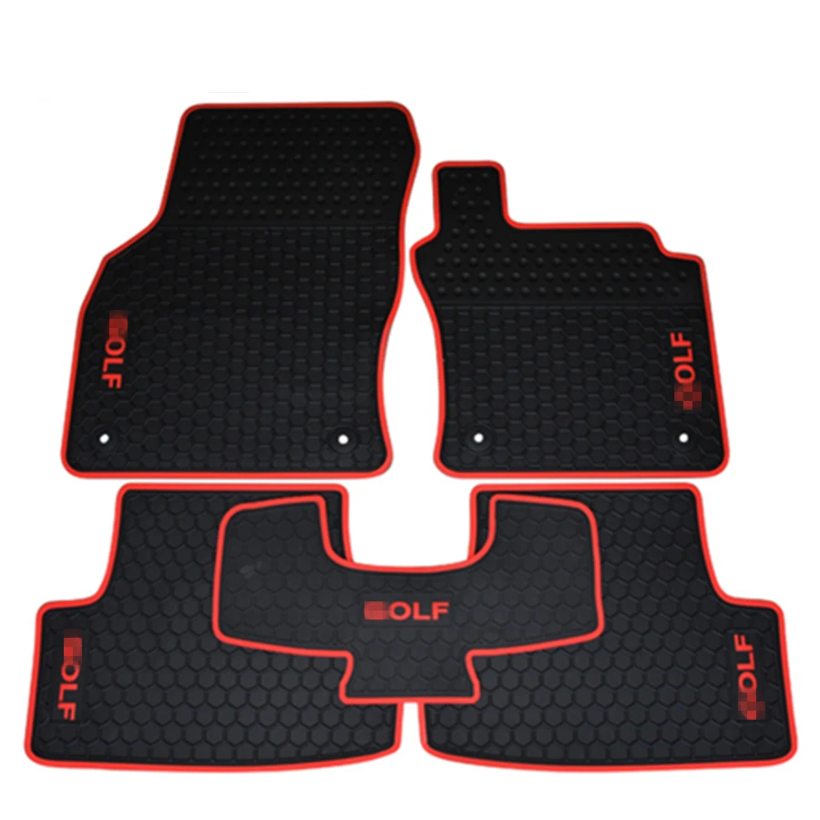 

YJ99 For Volkswagen Golf 6/7/7GTI Right-hand Drive High Quality Anti Skip Latex Durable Carpets Special Rubber Car Floor Mats