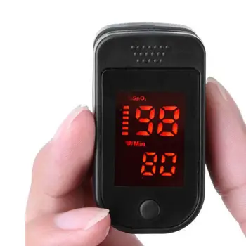 

In Stock Fingertip Pulse Oximeter Finger Clip Pulse Oximeter Heart Rate Monitor Oxygen Saturation Monitor Black 2020 New Arrival