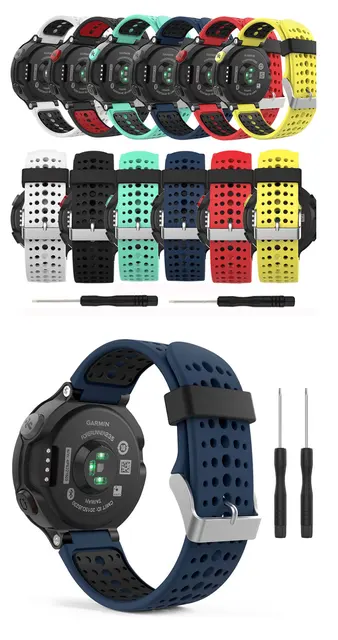 Cinturino Silicone Per Garmin Forerunner - Compatibile Con 235/220/735XT E Approach S20/S5/S6 - Foto 14
