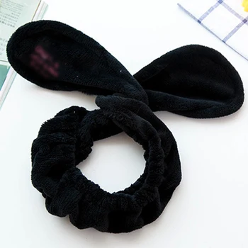 

1pc Rabbit Ears Bathroom Make Up Flannelette Wash Hair Hoop Lovely Women Hairband Fashion Headband
