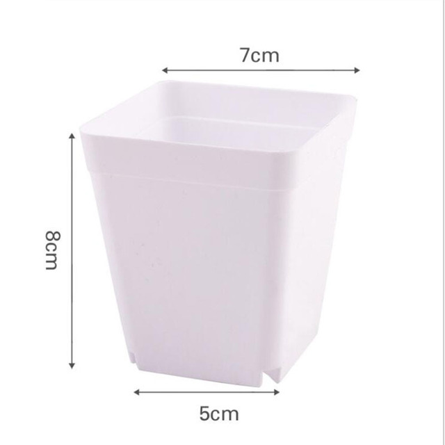 Flower Pots Colourful Plastic Plant grow Pot nursery cup planters for succulents Decor Desktop Container Garden tools C1