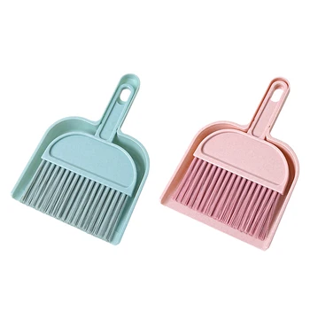 

Mini Dustpan Broom Desktop Small Broom Cleaning Tool Plastic Dustpan Set