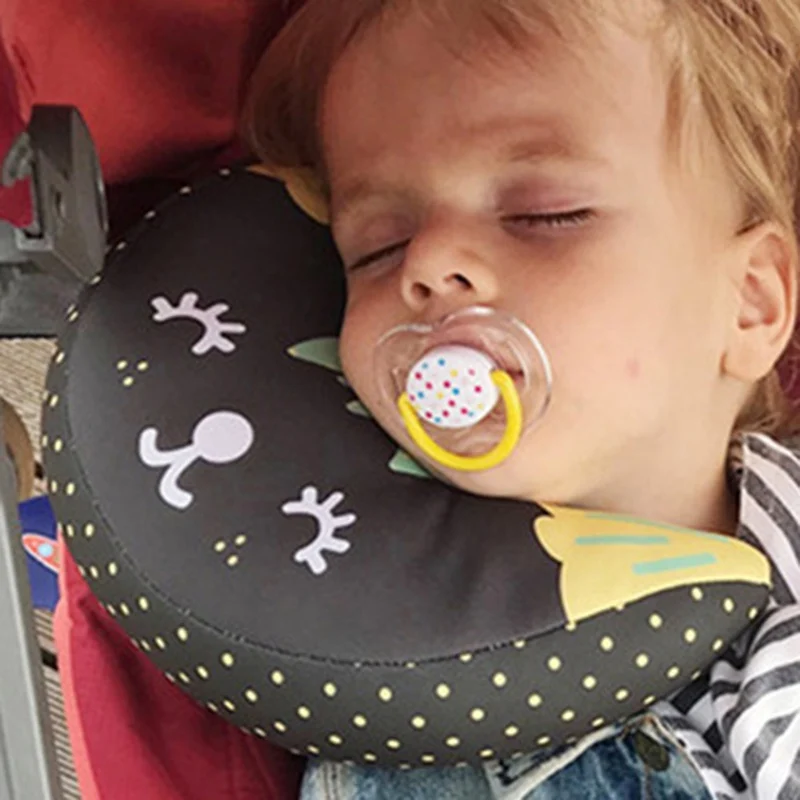 Car Seat Belt Shoulder Cover Child Headrest Pillow Kids Soft Head