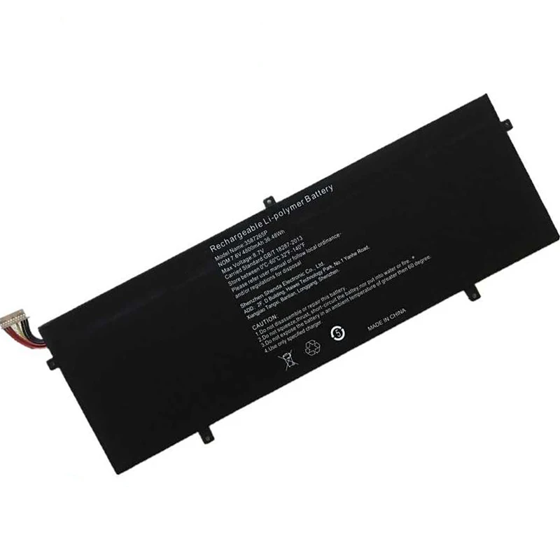 Bateria de Notebook Ezbook Pro v3 v4 Lb10 P313r Wtl3687265 300p 3282122 p Fios Baterias p/ laptop - Imagem 3