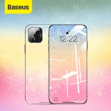 Baseus Tempered Glass For iPhone 12 11 Pro Xs Max X Screen Protector For iPhone Tempered Glass Full Cover Screen Protector Glass