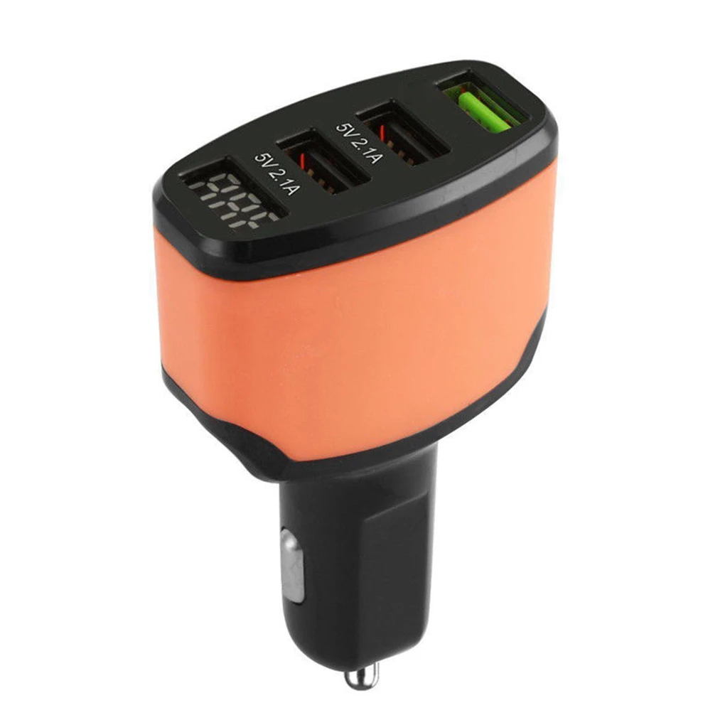 NO.2 Универсальное автомобильное зарядное устройство QC3.0 4.2A 3 порта USB быстрая зарядка автомобиля Замена для iPad телефон gps - Название цвета: NO.2