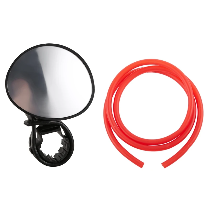 

Handlebar Mount for Rear View Mirror / Reflective Safety Convex Mirror for MTB and Bicycles, Black with 1M Pipe Gasoline Fuel Ru