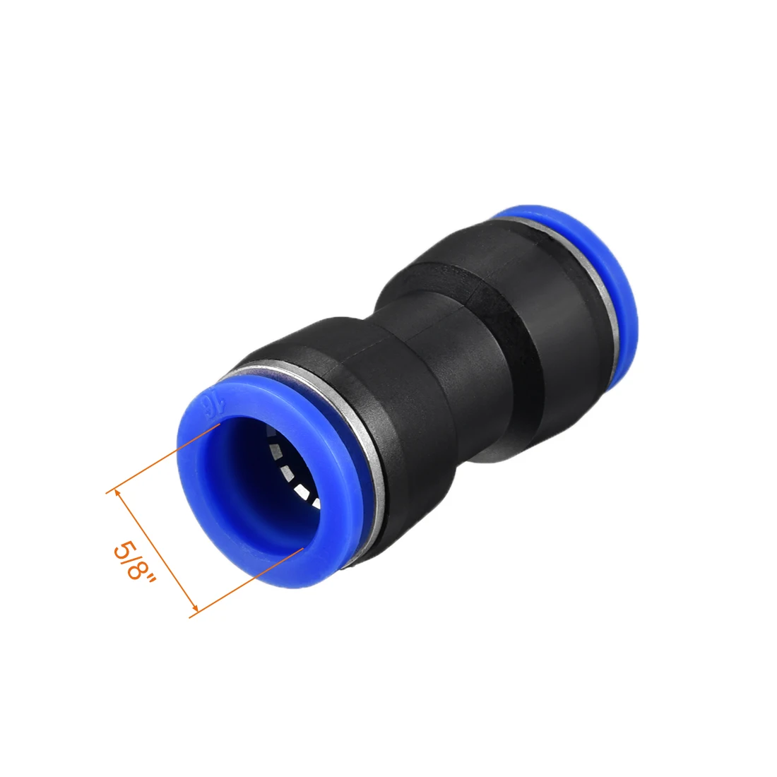 Uxcell пластиковый прямой Union Push для подключения фитинга трубок Push Fit Lock Cut труба плоская без наклона имеет гибкий и легкий