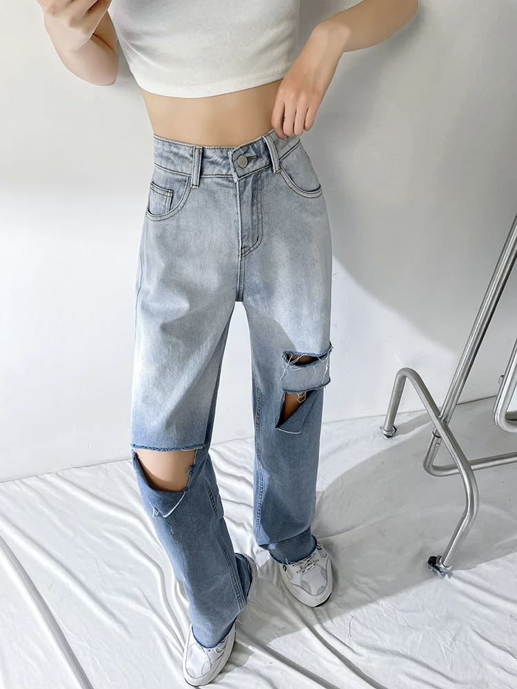 Syiwidii Jeans Wanita Pinggang Tinggi 