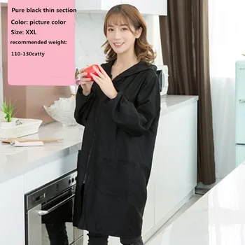 

Add Long Style Lady To Add Soft Work Clothes Han Style Fashion The Jacket Is Waterproof And Oil-proof For Adults A402