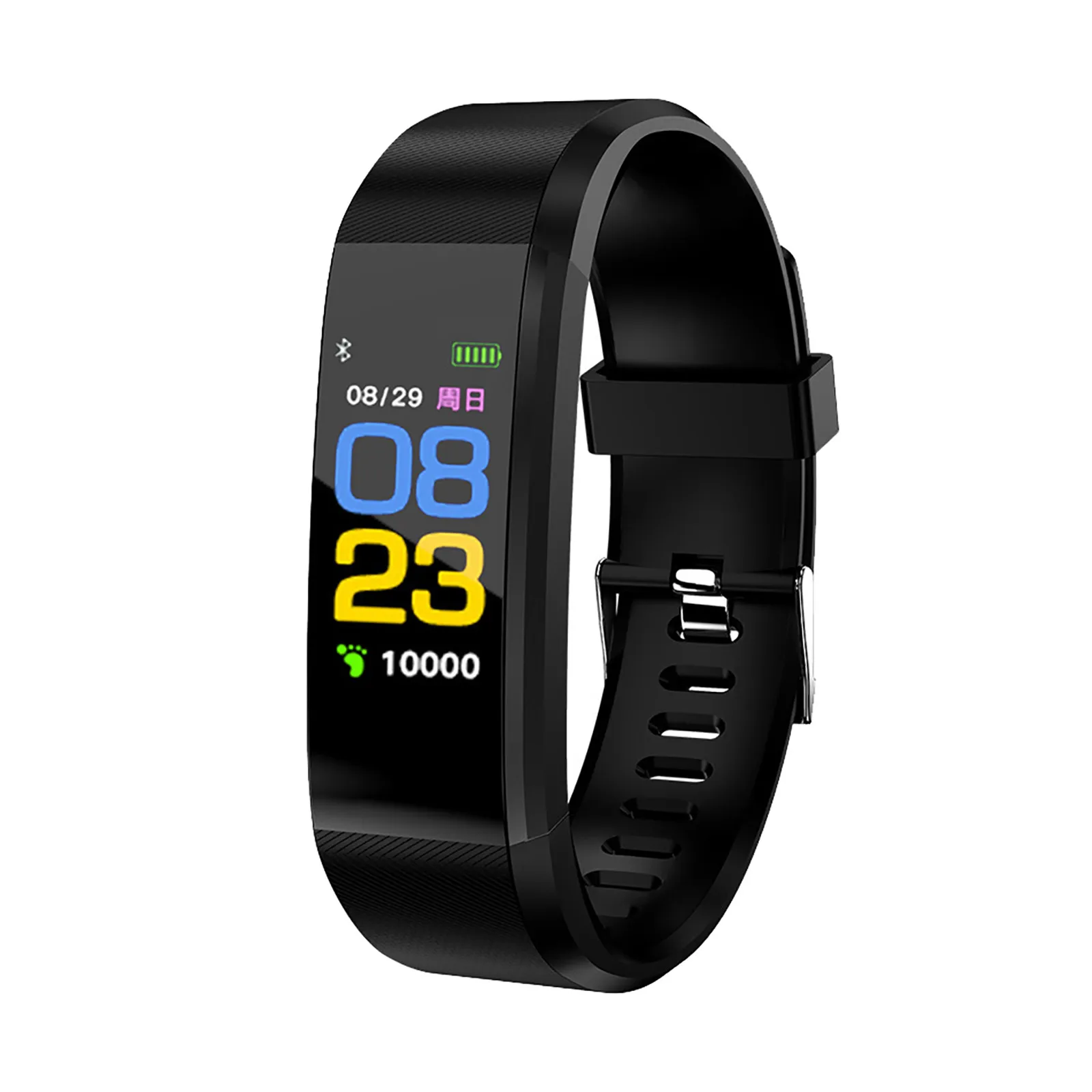 115 Plus Bluetooth Smart Watch Heart Rate Monitor Smart Watch Fitness