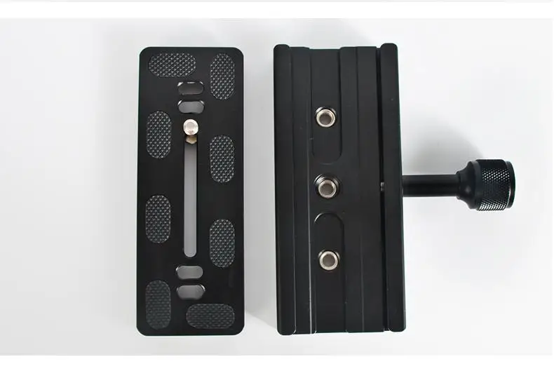 Алюминий сплава зажим для Quick Release Plate QR-120 Зажим адаптер для Quick Release Plate 1/4in 3/8in R60