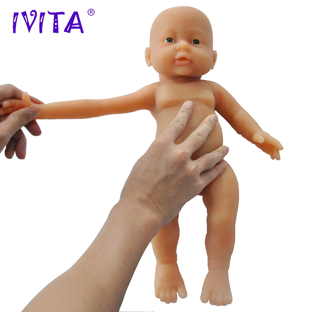Отправить из США и Китая IVITA WG1503 41 см 2000 г полный Силиконовый Reborn Baby Girl куклы