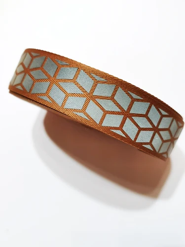 높은 밝기 반사 웨빙, 인쇄 리본 테이프, 의류 가방 바느질, 5m, 2.5cm 3