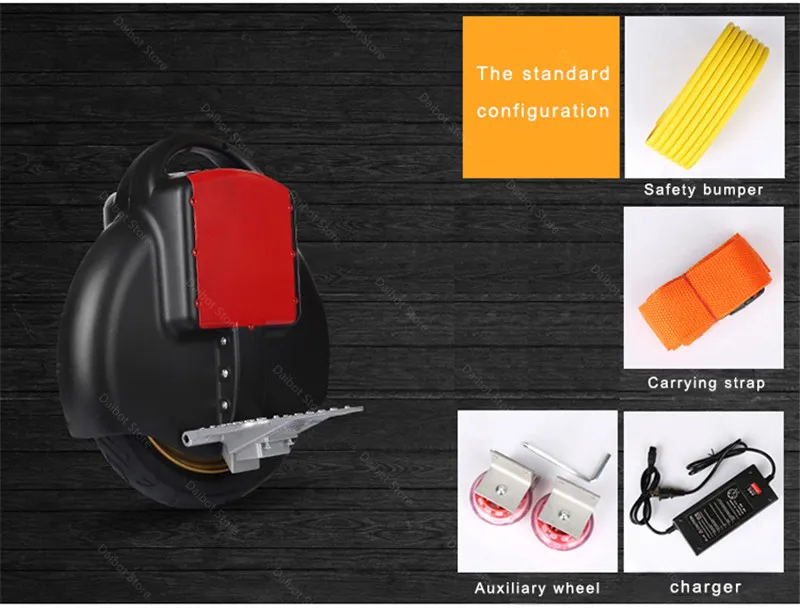 Daibot Electric Unicycle Scooter Adults One Wheel Self Balancing Scooters 350W 60V 14 Inch Monowheel Electric Skateboard (8)