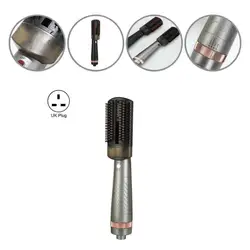 Moda náilon multifuncional 2 em 1 anti escalda pente de sopro elétrico para uso diário pente de sopro elétrico