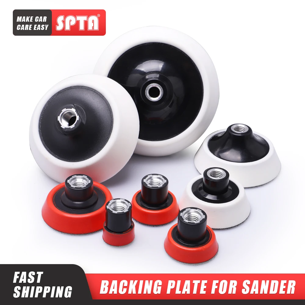 Low Cost Backing-Plate Loop-Adhesive Rotary-Polisher SPTA 25mm-150mm for Hook Soft-Edge Soft-Edge ABNO8WBw