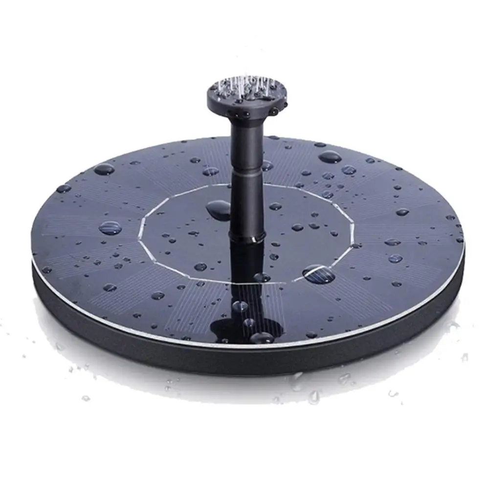 Practical Solar Power Water Fountain Pump Kit for Pool Garden Pond Watering Submersible Round Fountain Pump