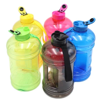 

NEW 2.2L Large Capcity 1/2 Gallon Water Bottle Bpa Free Shaker Protein Plastic Sport Water Bottles Handgrip Gym Fitness Kettle