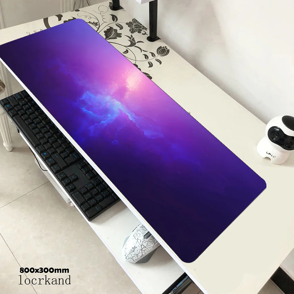  Nebula mousepad 900x400x3mm gaming mouse pad locked edge gamer mat computer desk padmouse keyboard 