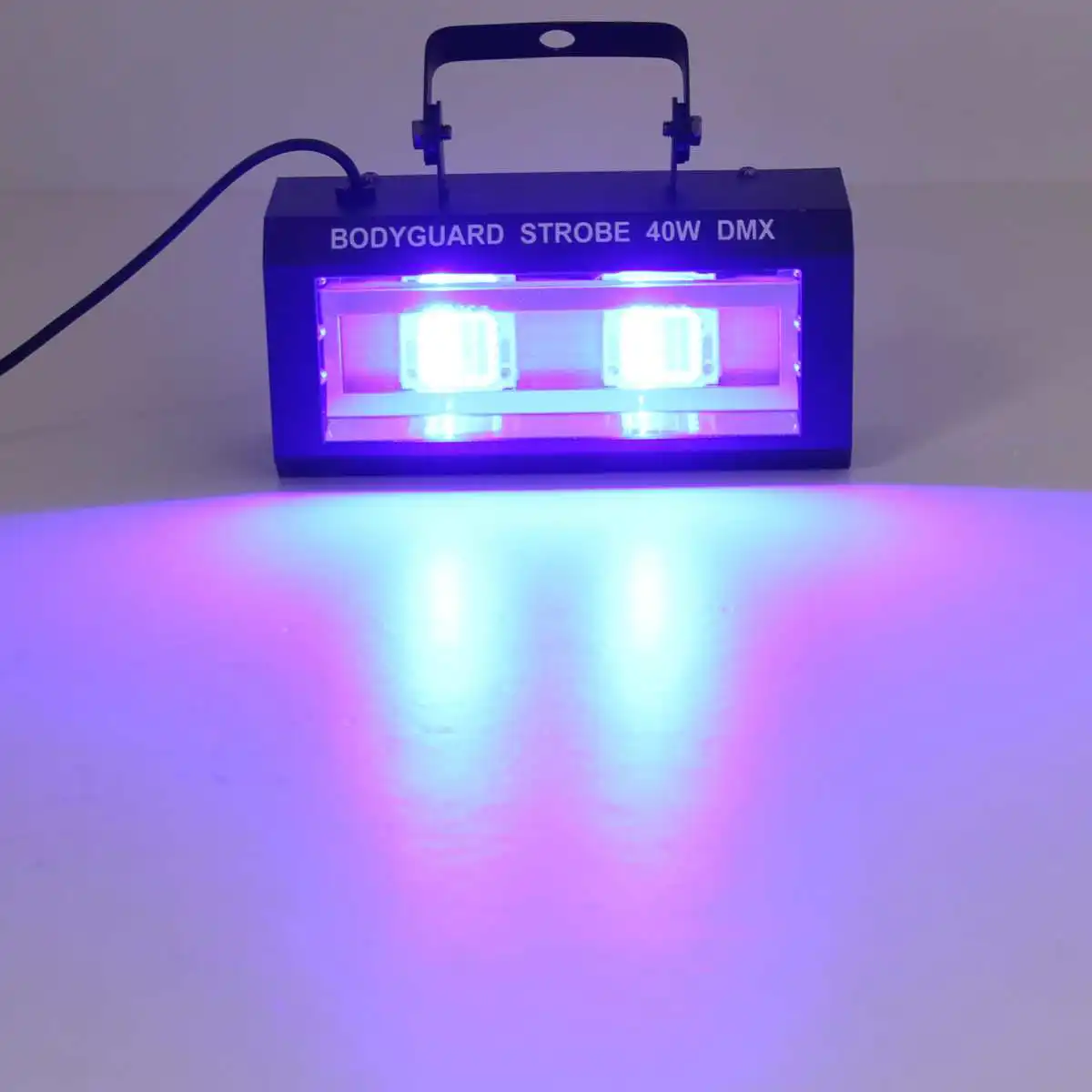 40/60/80/100W DMX512 светодиодный стробоскоп проблесковый маячок освещение Бар Диско диджей звуковой активации лампы эффект освещения штепсельная вилка стандарта США