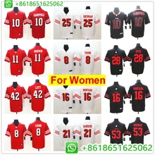 Женские футболки Jimmy Garoppolo Vapor Joe Монтана Marquise Goodwin Richard Sherman Ronnie Lott Vapor Untouchable Jersey