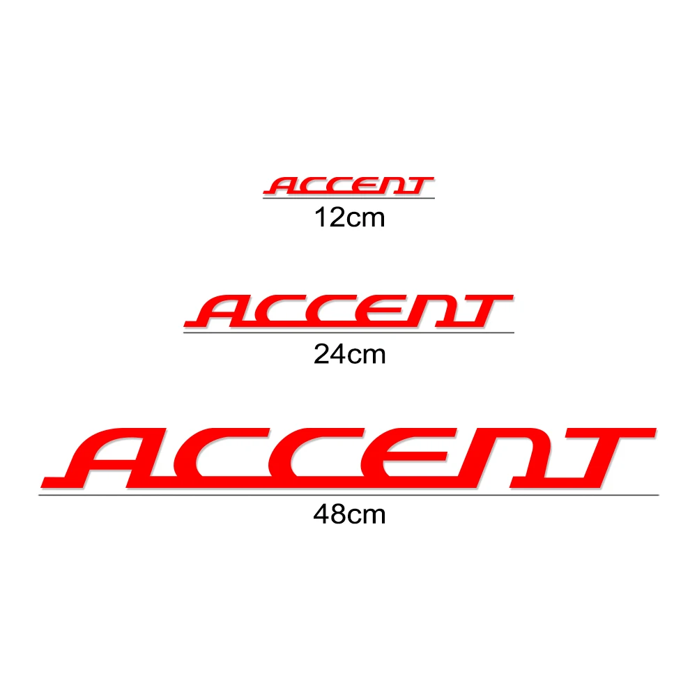 4 шт. автомобильные светоотражающие наклейки из ПВХ для Hyundai Accent Auto|Наклейки на