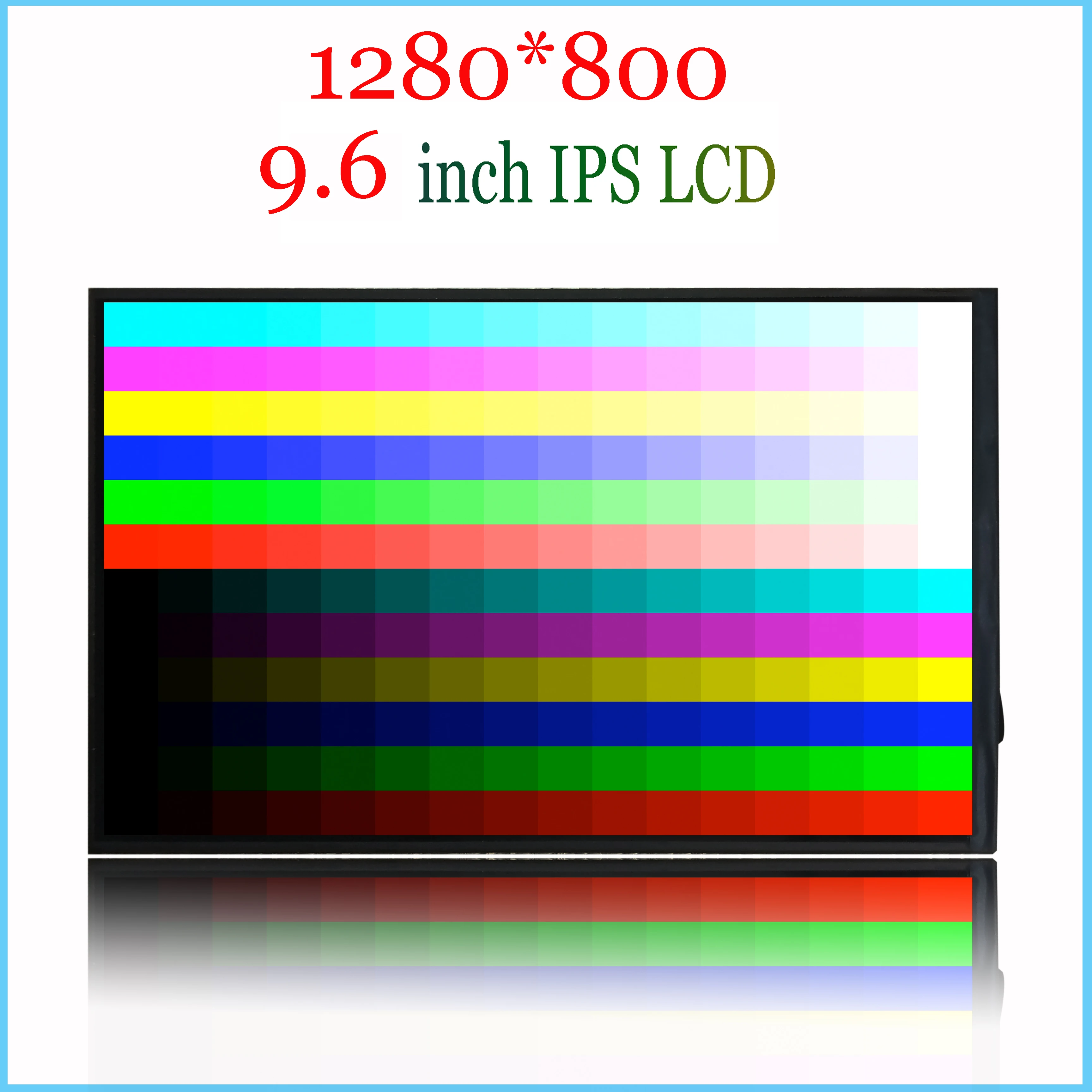 

9.6" 45pin lcd display screen matrix For Irbis TZ965 TZ-965 3G TABLET inner LCD Screen Panel Lens Module