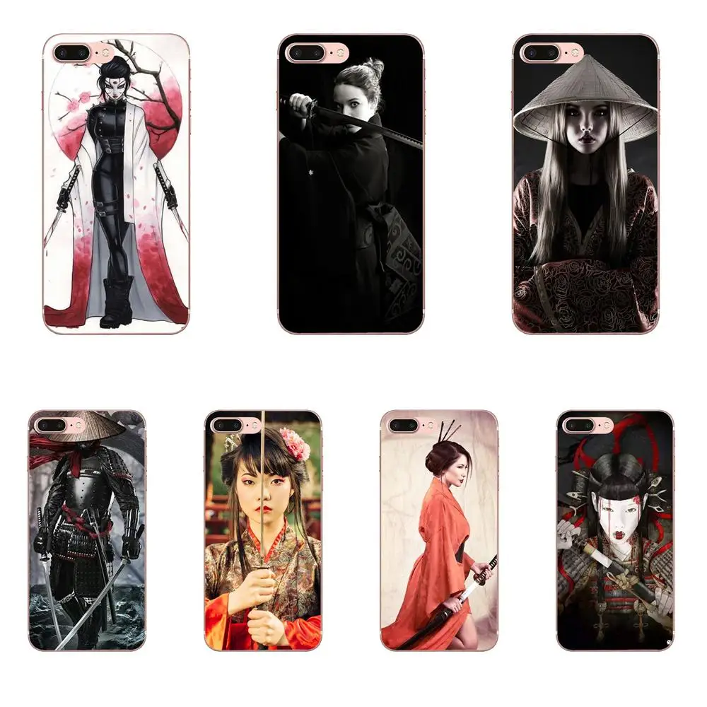 Japan Samurai Girl TPU Cell Phone Cover Case For Xiaomi Mi note 9 10 mi10 mi9 mi8 pro lite SE A1 A2 A3 CC9 CC9E 9T | Мобильные