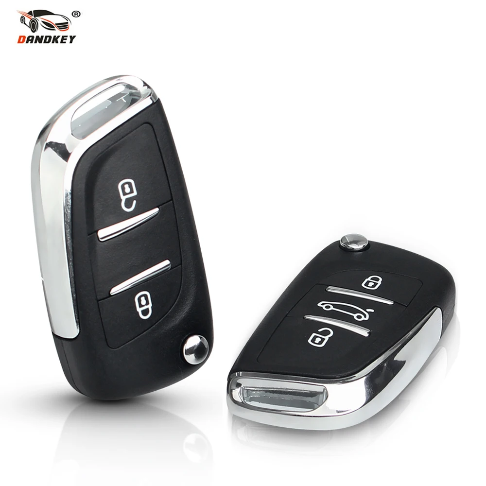 Чехол Dandkey для Peugeot 107 207 307 307S 308 407 607|Ключ от авто| |