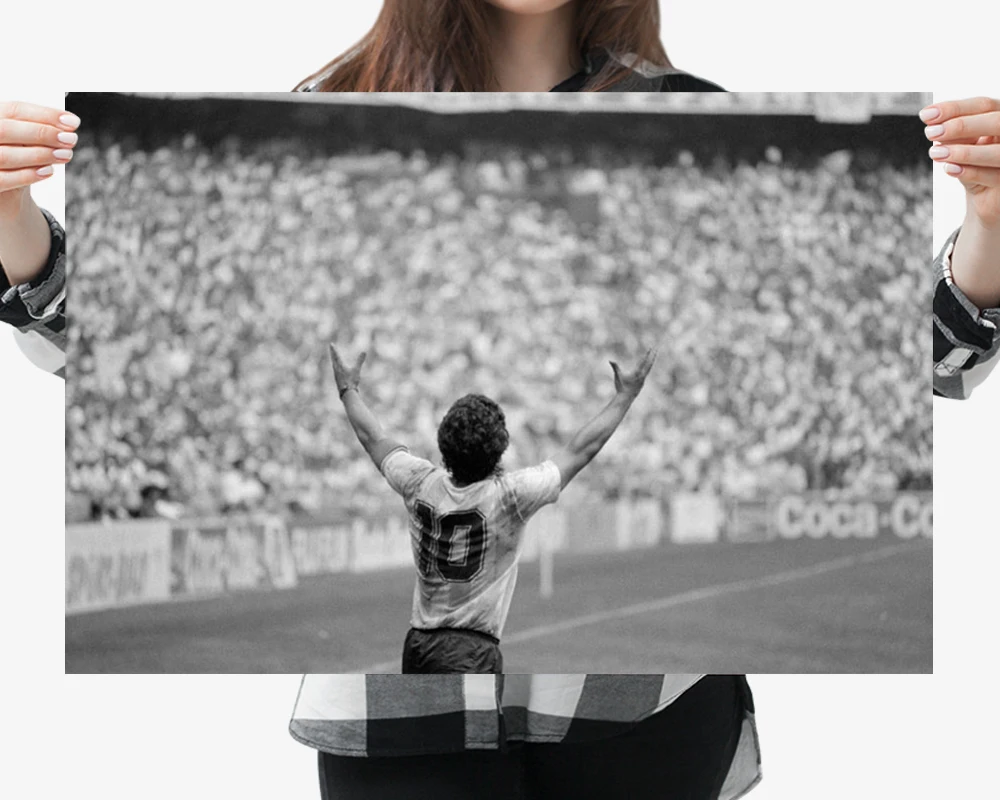 Silk Poster Home Decoration Legend Diego Armando Maradona Football Super Star Great (16) Wall Art Christmas Gift
