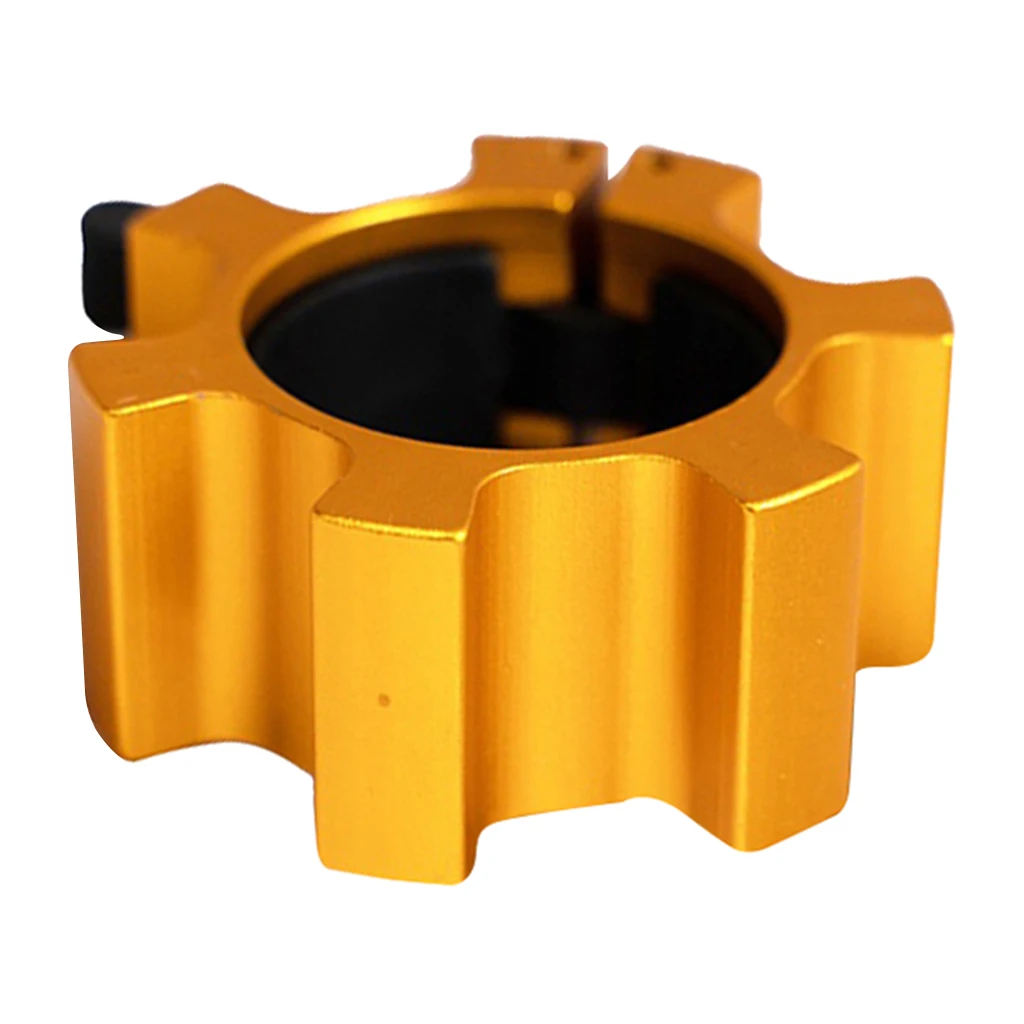 Solid Dumbbell Clamp Collars Barbell Spin Lock Gym Weight Bar Clip