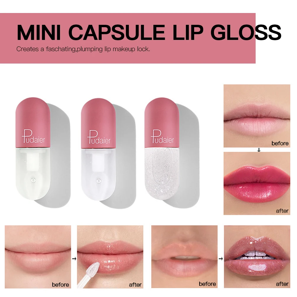 Губная помада Pudaier для губ увеличитель объема Помады меняющая цвет увлажняющая