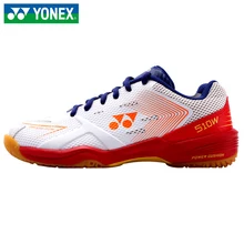 Новое поступление Yonex Pro обувь для бадминтона широкие супер легкие спортивные кроссовки для мужчин и женщин Shb 510wcr