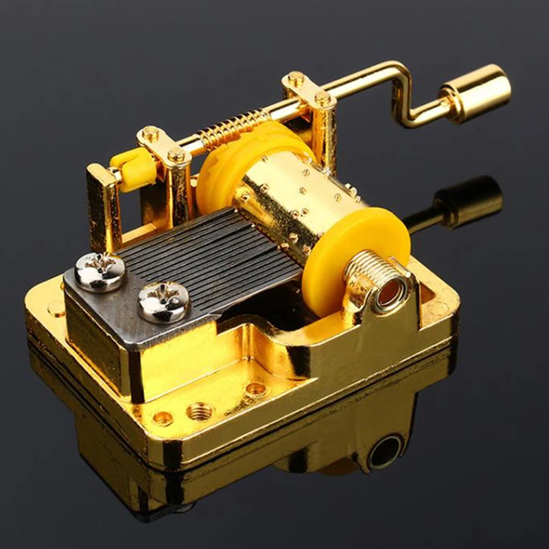 18 Tones Mini Hand Cranking Music Box Decorative Collectibles Christmas Gift Birthday Party Boxes (12 types Of Music Available) 3