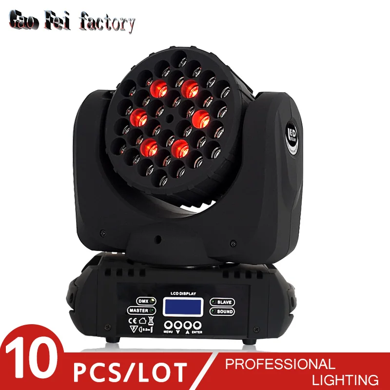 moving head 36x3w Быстрая 10 шт./партия мини-пучок светодиоды с подвижными головками бар шоу Свадьба KTV сценическое освещение светодиодный движущийся головной свет - Цвет: moving head 36x3w